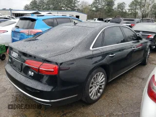 2016 Audi A8 L 3.0T with VIN WAU34AFD5GN011362, listed as a Copart auction lot 43261123 with 92,036 mi miles. Bid and sale history available at carsss.com. Image 3.