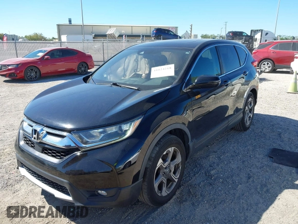 2017 Honda CR-V EX with VIN 7FARW1H52HE000353, listed as a IAAI auction lot 41824218 with 91,204 mi miles. Bid and sale history available at carsss.com. Image 17.