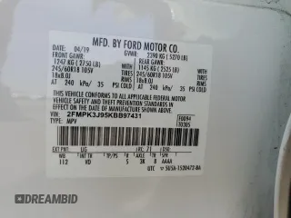2019 Ford Edge SEL with VIN 2FMPK3J95KBB97431, listed as a Copart auction lot 58790065 with 72,357 mi miles and Salvage title. Bid and sale history available at DreamBid. Image 14.