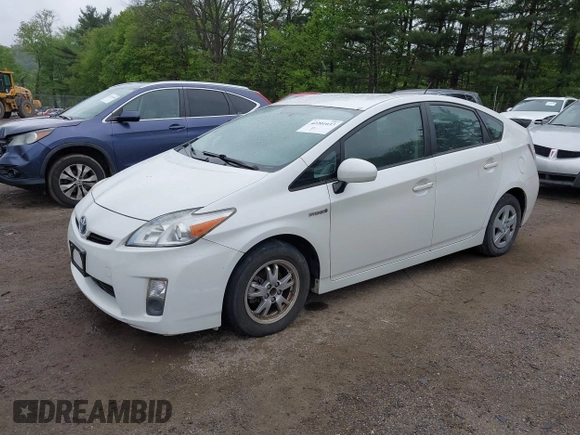 2010 Toyota Prius II with VIN JTDKN3DUXA5025517, listed as a IAAI auction lot 42201037 with 69,872 mi miles and . Bid and sale history available at carsss.com. Image 2.