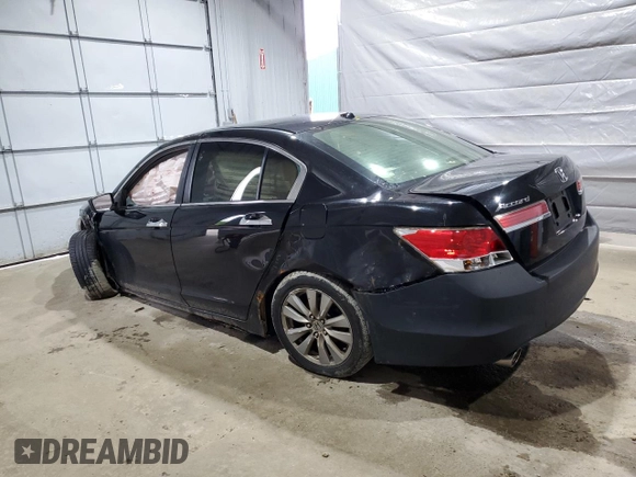 2011 Honda Accord EX-L z VIN 1HGCP3F85BA009136, wystawiony jako Copart lot #58011755 z przebiegiem Nie podano mil oraz Szkoda całkowita • Salvage title. Historia ofert i sprzedaży dostępna na DreamBid. Obrazek 2.