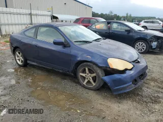 2003 Acura RSX with VIN JH4DC548X3C013829, listed as a Copart auction lot 60637474 with 247,358 mi miles and Salvage Title. Bid and sale history available at carsss.com. Image 4.