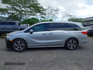 2019 Honda Odyssey Elite with VIN 5FNRL6H93KB077180, listed as a IAAI auction lot 41936408 with 75,168 mi miles and . Bid and sale history available at DreamBid. Image 14.