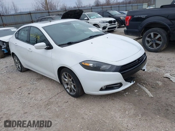 2015 Dodge Dart SXT with VIN 1C3CDFBB0FD144592, listed as a IAAI auction lot 41507744 with 138,494 mi miles. Bid and sale history available at carsss.com. Image 1.