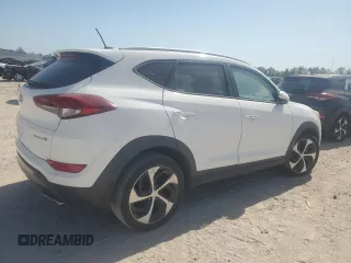 2016 Hyundai Tucson Limited z VIN KM8J33A28GU065481, wystawiony jako Copart lot #52792755 z przebiegiem 148 500 mil mil oraz Czysty tytuł • Clean title. Historia ofert i sprzedaży dostępna na DreamBid. Obrazek 3.