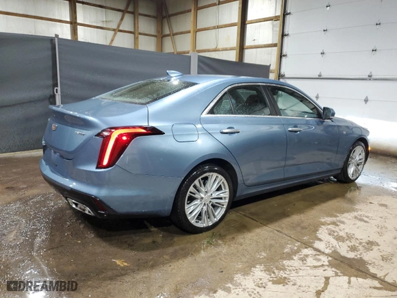 2024 Cadillac CT4 Premium Luxury with VIN 1G6DB5RK4R0119392, listed as a Copart auction lot 88333425 with 28,184 mi miles and Clean Title. Bid and sale history available at carsss.com. Image 3.