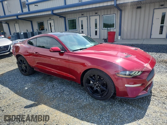 2019 Ford Mustang EcoBoost z VIN 1FA6P8TH0K5167704, wystawiony jako Copart lot #59506005 z przebiegiem 65 204 mil mil oraz Szkoda całkowita • Salvage title. Historia ofert i sprzedaży dostępna na DreamBid. Obrazek 4.