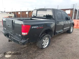 2009 Nissan Titan LE with VIN 1N6BA07CX9N318808, listed as a IAAI auction lot 42522212 with 276,410 mi miles and . Bid and sale history available at DreamBid. Image 4.