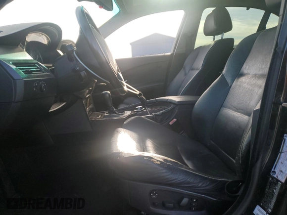 2005 BMW 5 Series 545i with VIN WBANB33565CN65980, listed as a Copart auction lot 52961975 with 143,772 mi miles and Salvage Title. Bid and sale history available at carsss.com. Image 7.
