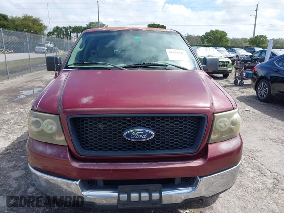 2005 Ford F-150 XLT with VIN 1FTPX02575KD61062, listed as a IAAI auction lot 41652446 with 1 mi miles. Bid and sale history available at carsss.com. Image 12.