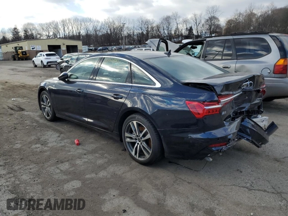 2022 Audi A6 Prestige with VIN WAUM2BF25NN046558, listed as a Copart auction lot 88061885 with 0 mi miles and Salvage Title. Bid and sale history available at carsss.com. Image 2.