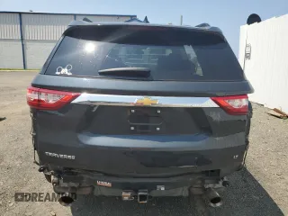 2019 Chevrolet Traverse LT Cloth with VIN 1GNERGKW5KJ300739, listed as a Copart auction lot 59311695 with 91,741 mi miles and Salvage title. Bid and sale history available at DreamBid. Image 6.