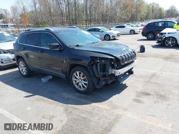 2015 Jeep Cherokee Limited with VIN 1C4PJMDS9FW711040, listed as a IAAI auction lot 41904050 with 137,742 mi miles. Bid and sale history available at carsss.com. Image 1.