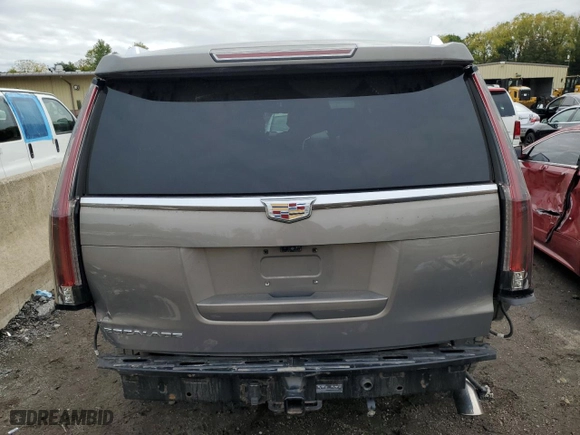 2017 Cadillac Escalade Premium Luxury with VIN 1GYS4CKJ6HR255175, listed as a Copart auction lot 71528754 with 107,626 mi miles and Salvage Title. Bid and sale history available at carsss.com. Image 6.