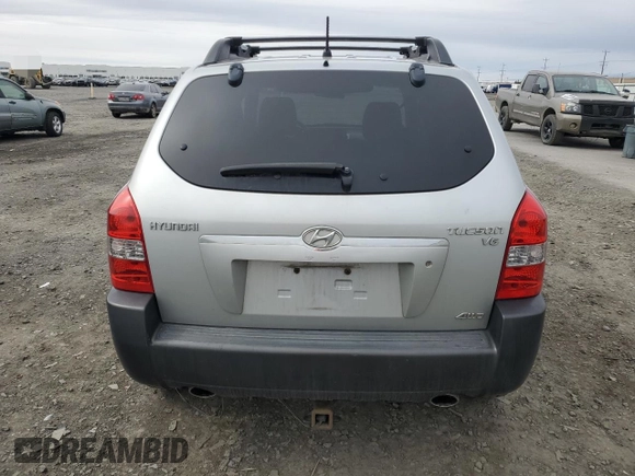 2007 Hyundai Tucson SE with VIN KM8JN72D07U616682, listed as a Copart auction lot 49996835 with 169,288 mi miles and Salvage Title. Bid and sale history available at carsss.com. Image 6.