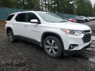 2018 Chevrolet Traverse LT Leather with VIN 1GNEVHKW8JJ277960, listed as a Copart auction lot 51632035 with 121,346 mi miles and Salvage Title. Bid and sale history available at carsss.com. Image 4.