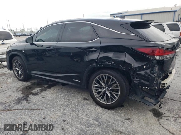 2020 Lexus RX with VIN 2T2YGMDA0LC053263, listed as a Copart auction lot 52204884 with 103,250 mi miles and Salvage Title. Bid and sale history available at carsss.com. Image 2.