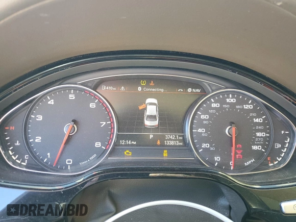 2016 Audi A8 L 4.0T Sport with VIN WAU43AFD2GN005588, listed as a Copart auction lot 76934794 with 133,813 mi miles and Salvage Title. Bid and sale history available at carsss.com. Image 9.