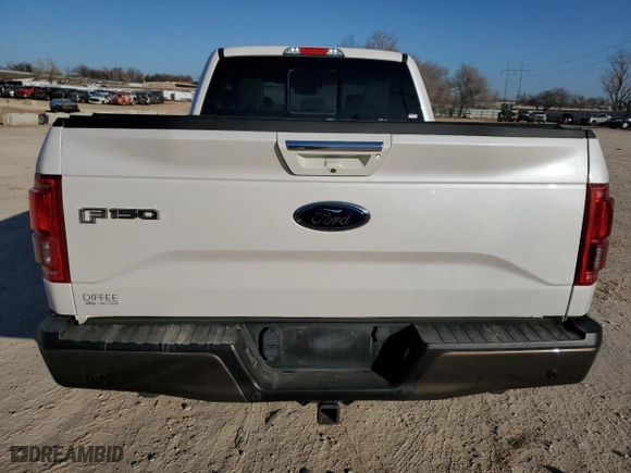 2017 Ford F-150 XL with VIN 1FTFW1EG0HKE16358, listed as a Copart auction lot 42257905 with 79,827 mi miles and Salvage Title. Bid and sale history available at carsss.com. Image 6.