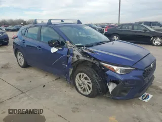 2024 Subaru Impreza with VIN JF1GUABC0R8320715, listed as a Copart auction lot 42756825 with 15,193 mi miles and Salvage Title. Bid and sale history available at carsss.com. Image 4.