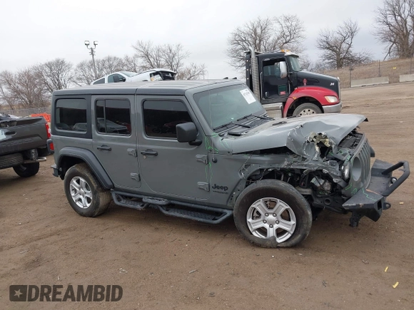 2022 Jeep Wrangler Unlimited Willys Sport with VIN 1C4HJXDM7NW151427, listed as a IAAI auction lot 41714749 with 39,130 mi miles and . Bid and sale history available at DreamBid. Image 13.