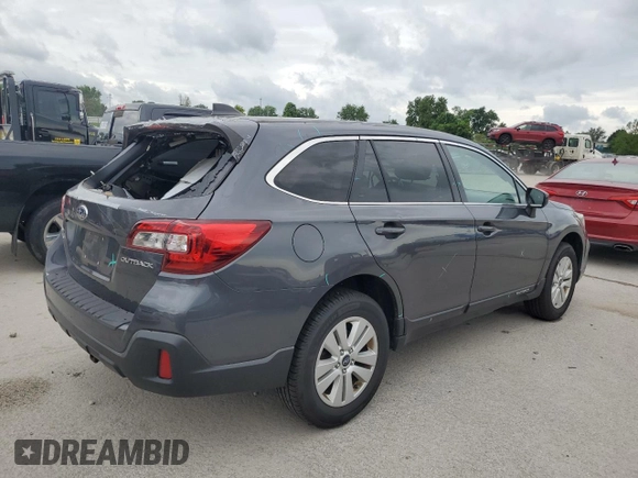 2018 Subaru Outback Premium with VIN 4S4BSACC4J3348765, listed as a Copart auction lot 60743655 with 89,694 mi miles and Salvage title. Bid and sale history available at DreamBid. Image 3.