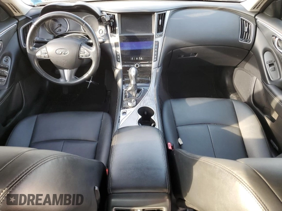 2017 Infiniti Q50 2.0t Sport with VIN JN1CV7AR2HM681807, listed as a Copart auction lot 79299294 with 61,816 mi miles and Salvage Title. Bid and sale history available at carsss.com. Image 8.