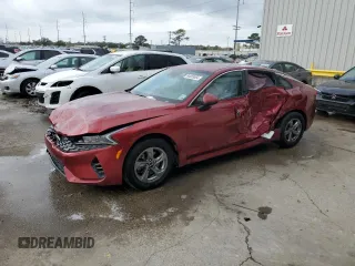 2021 Kia K5 LXS with VIN 5XXG14J28MG018396, listed as a Copart auction lot 84083064 with 104,175 mi miles and Salvage Title. Bid and sale history available at carsss.com. Image 1.