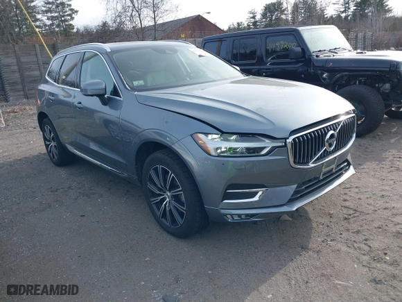 2020 Volvo XC60 Inscription with VIN YV4102RL6L1470249, listed as a IAAI auction lot 41165934 with 26,127 mi miles. Bid and sale history available at carsss.com. Image 1.