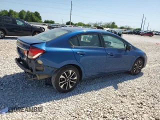 2015 Honda Civic EX z VIN 2HGFB2F87FH552890, wystawiony jako Copart lot #52539095 z przebiegiem 119 059 mil mil oraz Szkoda całkowita • Salvage title. Historia ofert i sprzedaży dostępna na DreamBid. Obrazek 3.