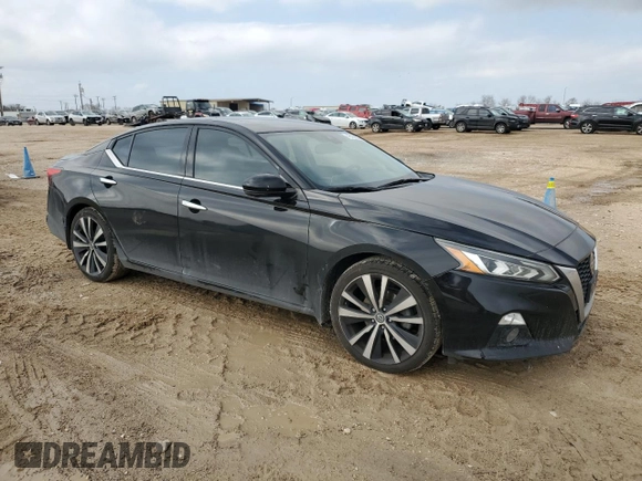 2019 Nissan Altima 2.5 Platinum with VIN 1N4BL4FV0KC106546, listed as a Copart auction lot 45182855 with 75,153 mi miles and Salvage Title. Bid and sale history available at carsss.com. Image 4.
