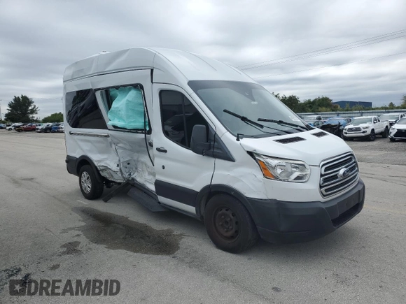 2019 Ford Transit Passenger XL with VIN 1FBAX2XG1KKA14113, listed as a Copart auction lot 41921515 with 66,012 mi miles and Non Repairable. Bid and sale history available at carsss.com. Image 4.
