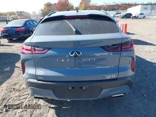 2023 Infiniti QX55 Essential with VIN 3PCAJ5KR6PF115918, listed as a IAAI auction lot 40584505 with 8,229 mi miles and . Bid and sale history available at DreamBid. Image 16.