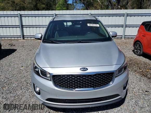 2018 Kia Sedona EX with VIN KNDMC5C12J6346656, listed as a Copart auction lot 48195155 with Not Provided miles and Salvage Title. Bid and sale history available at carsss.com. Image 5.
