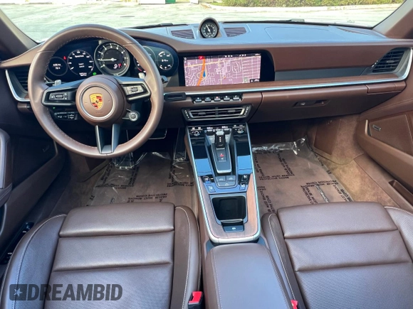 2021 Porsche 911 Carrera with VIN WP0CA2A91MS239859, listed as a Copart auction lot 54248835 with 5,700 mi miles and Non Repairable. Bid and sale history available at carsss.com. Image 9.