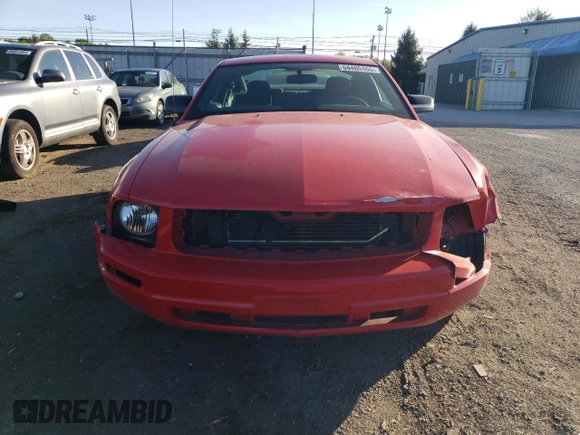 2007 Ford Mustang Deluxe with VIN 1ZVHT80N175203073, listed as a Copart auction lot 54480465 with 140,275 mi miles and Salvage Title. Bid and sale history available at carsss.com. Image 5.