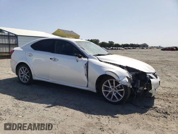 2012 Lexus IS 250 with VIN JTHBF5C24C5169462, listed as a Copart auction lot 61063465 with 147,827 mi miles and Salvage title. Bid and sale history available at DreamBid. Image 4.