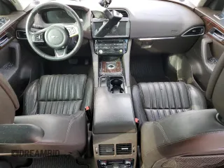 2018 Jaguar F-Pace 30t Portfolio with VIN SADCN2GXXJA321914, listed as a Copart auction lot 84450544 with 115,374 mi miles and Salvage title. Bid and sale history available at DreamBid. Image 8.