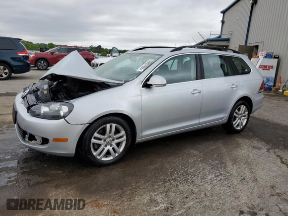 2014 Volkswagen Jetta TDI w/Sunroof & Nav with VIN 3VWPL7AJ3EM624771, listed as a Copart auction lot 55927955 with 99,424 mi miles and Salvage title. Bid and sale history available at DreamBid. Image 1.