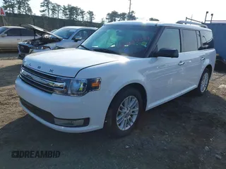 2019 Ford Flex SEL z VIN 2FMGK5C88KBA10375, wystawiony jako IAAI lot #41635244 z przebiegiem 134 121 mil mil oraz . Historia ofert i sprzedaży dostępna na DreamBid. Obrazek 2.