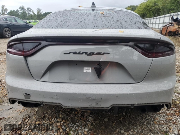 2021 Kia Stinger GT2 with VIN KNAE55LC2M6087846, listed as a Copart auction lot 73556274 with 59,168 mi miles and Salvage Title. Bid and sale history available at carsss.com. Image 6.