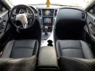 2023 Infiniti Q50 Luxe with VIN JN1EV7BR8PM541976, listed as a Copart auction lot 45134995 with 19,621 mi miles and Salvage title. Bid and sale history available at DreamBid. Image 8.