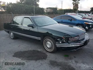 1995 Cadillac DeVille z VIN 1G6KD52B0SU252838, wystawiony jako Copart lot #87642595 z przebiegiem 72 847 mil mil oraz Szkoda całkowita • Salvage title. Historia ofert i sprzedaży dostępna na DreamBid. Obrazek 4.