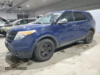 2013 Ford Utility Police Interceptor with VIN 1FM5K8AR0DGA68335, listed as a Copart auction lot 84318914 with 157,451 mi miles and Salvage Title. Bid and sale history available at carsss.com. Image 1.