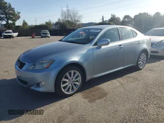 2006 Lexus IS 250 with VIN JTHCK262065003793, listed as a Copart auction lot 50196065 with 302,254 mi miles and Salvage Title. Bid and sale history available at DreamBid. Image 1.