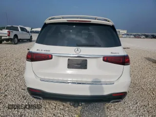 2022 Mercedes-Benz GLS 450 with VIN 4JGFF5KE6NA739823, listed as a Copart auction lot 57478395 with 35,664 mi miles and Salvage title. Bid and sale history available at DreamBid. Image 6.