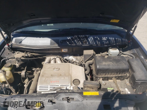 2001 Lexus RX 300 with VIN JTJHF10U810204442, listed as a Copart auction lot 73035264 with 128,076 mi miles and Salvage Title. Bid and sale history available at carsss.com. Image 12.