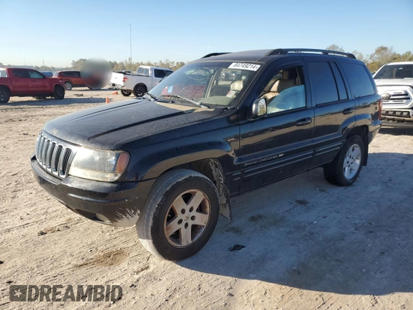 2002 Jeep Grand Cherokee Limited z VIN 1J8GW58SX2C286904, wystawiony jako Copart lot #84749214 z przebiegiem Nie podano mil oraz Czysty tytuł • Clean title. Historia ofert i sprzedaży dostępna na DreamBid. Obrazek 1.