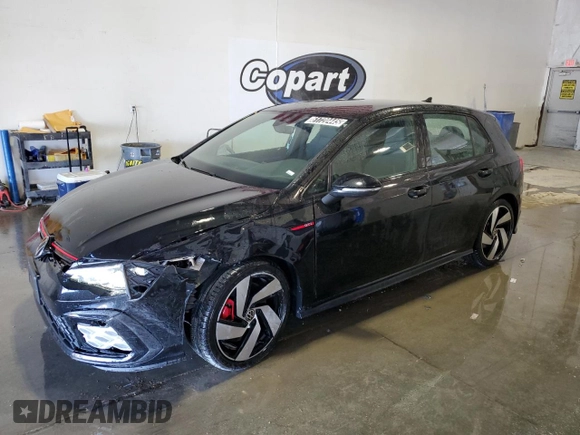 2024 Volkswagen GTI S z VIN WVWGA7CD1RW219885, wystawiony jako Copart lot #61720445 z przebiegiem 16 009 mil mil oraz Czysty tytuł • Clean title. Historia ofert i sprzedaży dostępna na DreamBid. Obrazek 1.