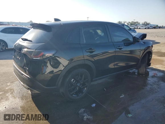 2023 Honda HR-V Sport with VIN 3CZRZ1H50PM744234, listed as a Copart auction lot 52607055 with 23,052 mi miles and Non Repairable. Bid and sale history available at carsss.com. Image 3.